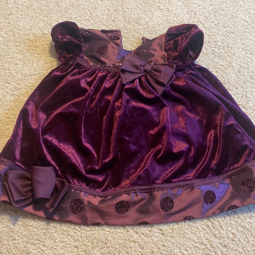 purple toddler dress